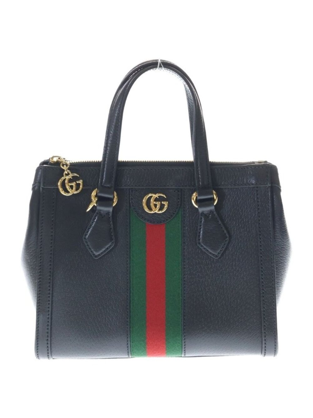 Gucci Ondia 2-Way Shoulder Bag Black Leather Gold - Picture 1 of 8